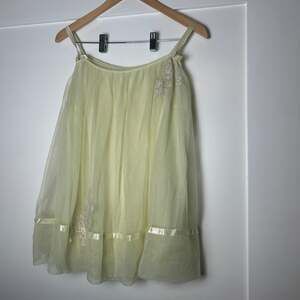 Vintage Yellow Sheer Babydoll Nightie